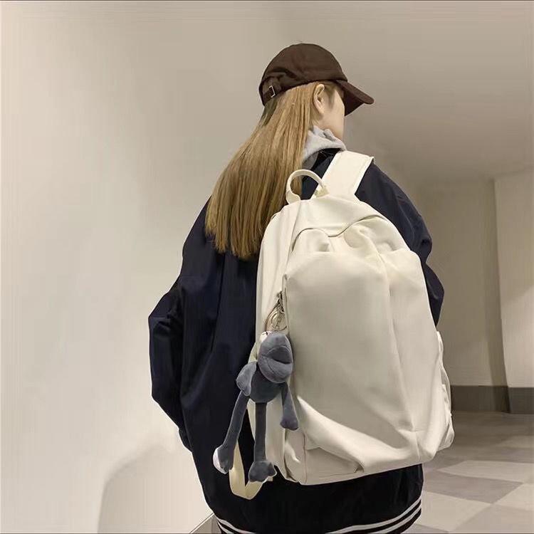 ✖Sera Desain Asli Sederhana Jepang dan Korea Ransel Komputer Wanita Universitas Tinggi Sekolah Tinggi Tas Sekolah Mori Kampus Kanvas Ransel
