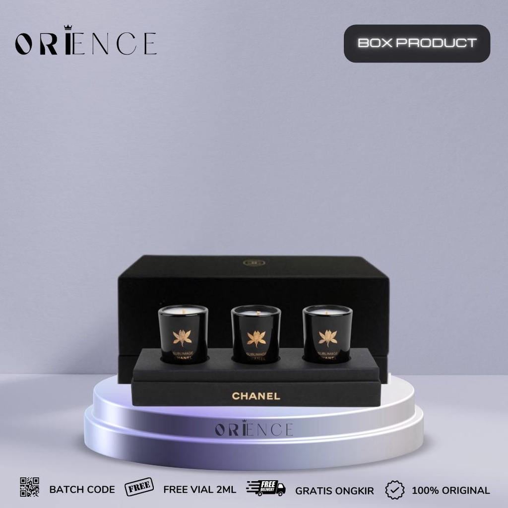 Jual Chanel Candle Discovery Set 3 x 30gr Original (Box Product