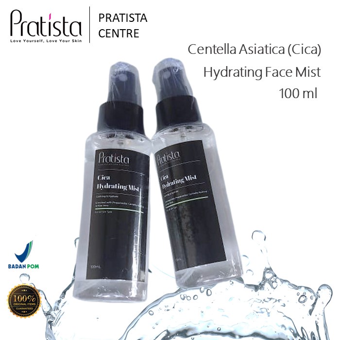 Face Mist Hydrating Cica Pratista Skincare Spray Wajah Pelembab Kulit Sehat Kenyal Centella Asiatica Toner Pratista Mist BPOM PS64