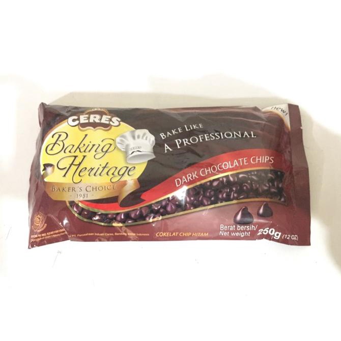 

Ceres Dark Choco Chips 250gr Ready!!! [COD]