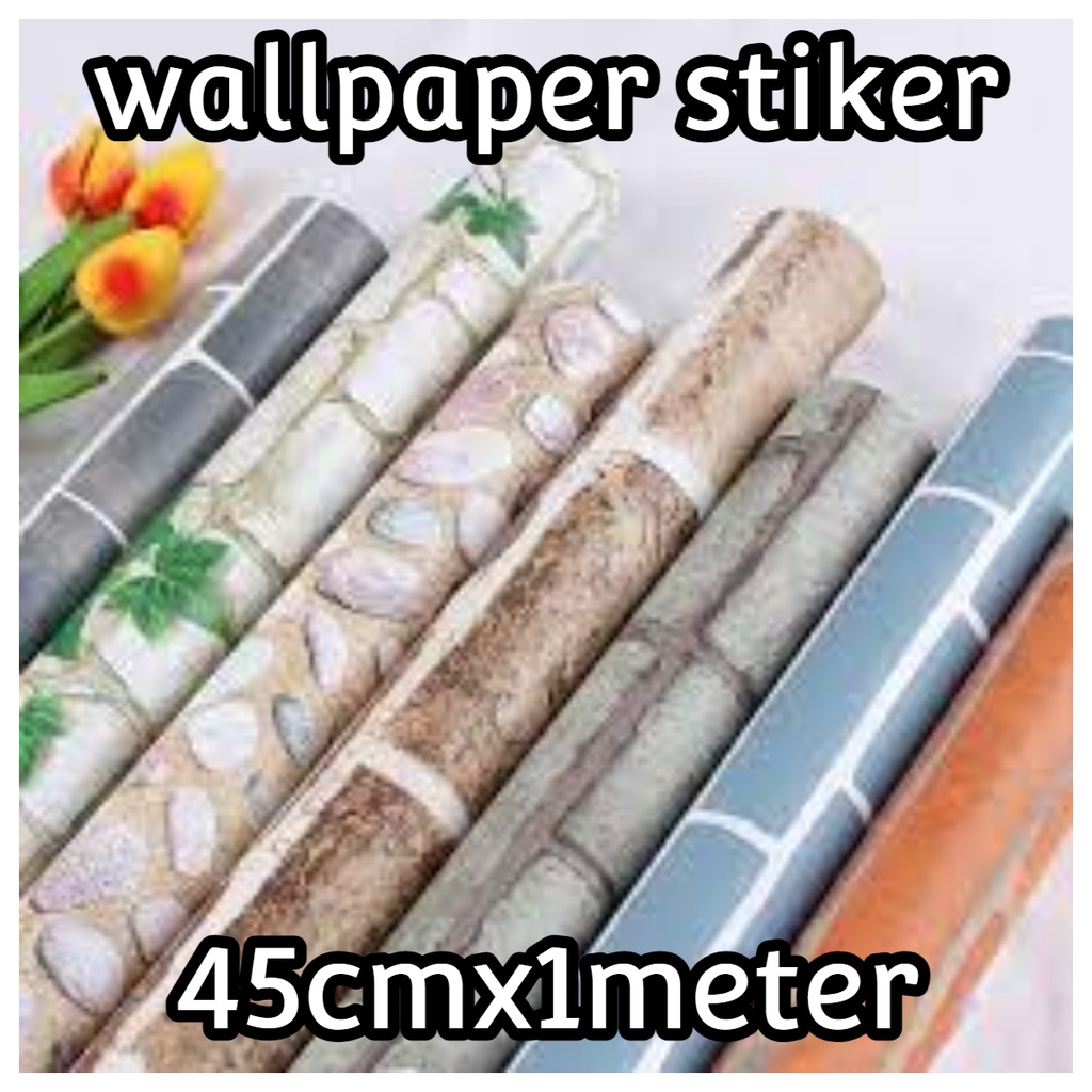 Wallpaper Stiker Dinding Motif Dan Karakter Premium Quality 45cm x 1m TERLARIS / BAYAR DITEMPAT !!!