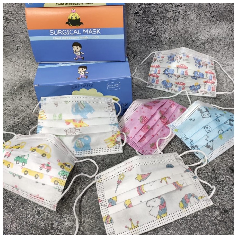 HADIAH MASKER ANAK 10 PCS KHUSUS PEMBELIAN TAS POP ITS