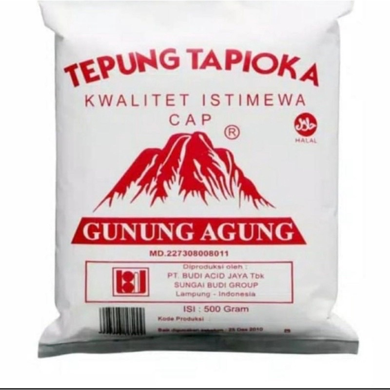 

TEPUNG TAPIOKA GUNUNG AGUNG 500 gram