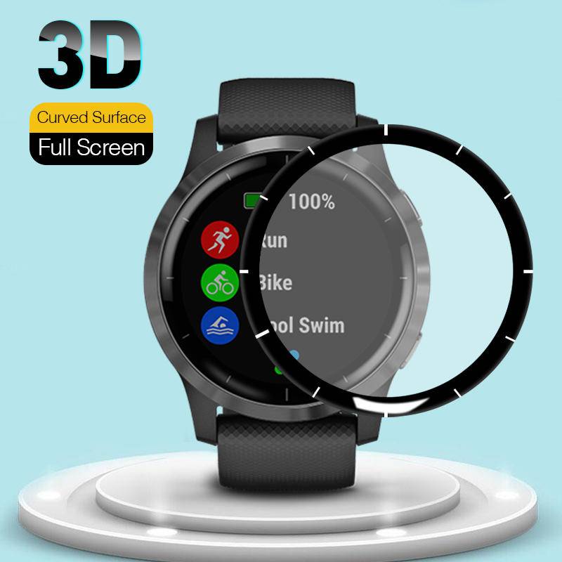 1-3pcs Film Pelindung Layar Smartwatch 3D Untuk Garmin Venu SQ 2 2s Music Vivoactive 4 4S Active Forerunner 955 245 945 255 2s