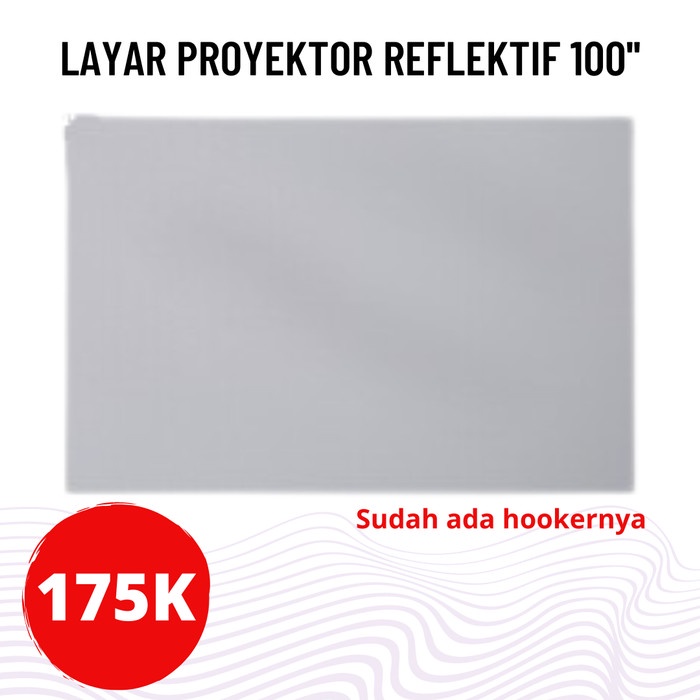 

Exclusive 80/100/120 Inch High-Brightness Reflective Layar Proyektor/Screen