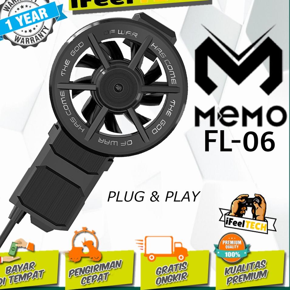 New Recommended--iFeelTech - Memo FL-06 Fancooler Pendingin HP USB Original Untuk Bermain Game