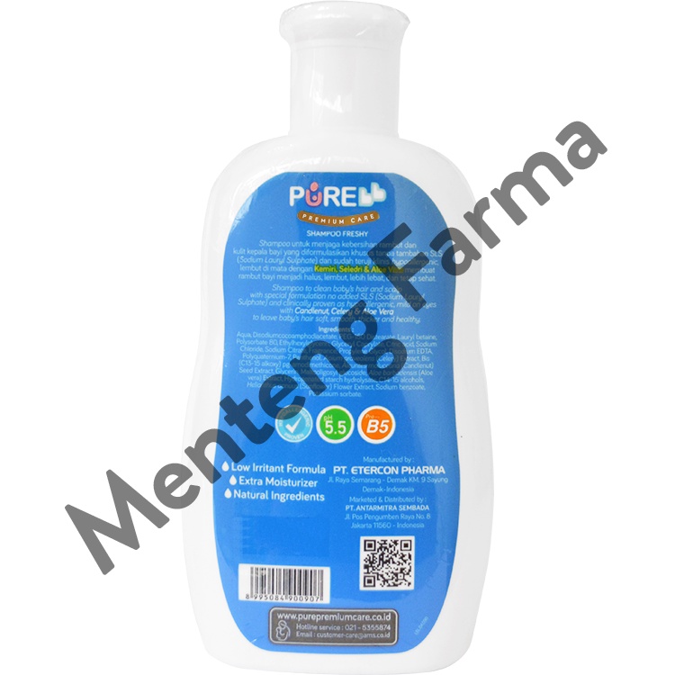 Pure Baby Shampoo Freshy 230 mL - Shampoo Bayi Non SLS