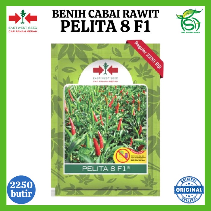 Benih Cabai Rawit PELITA 8 F1 2250 Biji - Bibit Cabe Cap Panah Merah