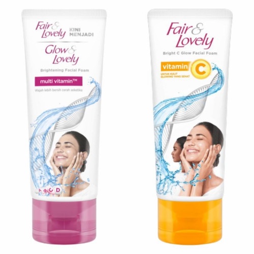 ✨LACIKOSME✨ FAIR &amp; GLOW LOVELY FACIAL WASH - GLOW LOVELY FOAM SABUN CUCI MUKA FAIR N LOVELY BPOM