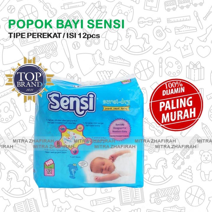 ✅MZ✅ Popok Bayi Sensi NB - Popok Bayi Sensi NB12