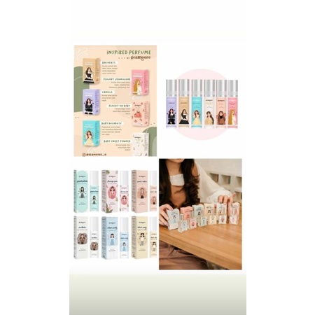 PAKET USAHA PARFUM GEAMOORE INSPIRED SERIES 6ML ROLL ON 30ML SPRAY ADDICTED SERIES 5ML ROLL ON 15ML 