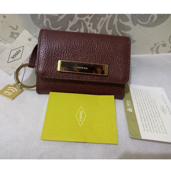 dompet Fossil RFID STNK original, dompet kecil, dompet STNK kulit,