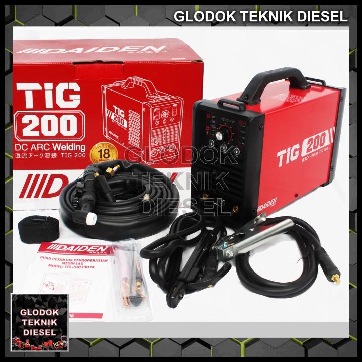 Mesin Las Daiden Tig 200 Pulse Inverter Daiden Tig 200 P Original