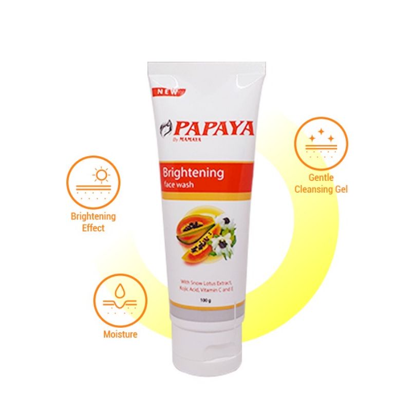 Papaya Mamaya Brightening Face Wash 100gr/BPOM DAN HALAL