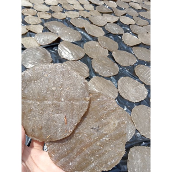 

kemplang ikan khas palembang OKI bisa di goreng (Kemplang ukuran besar) 25-50pcs