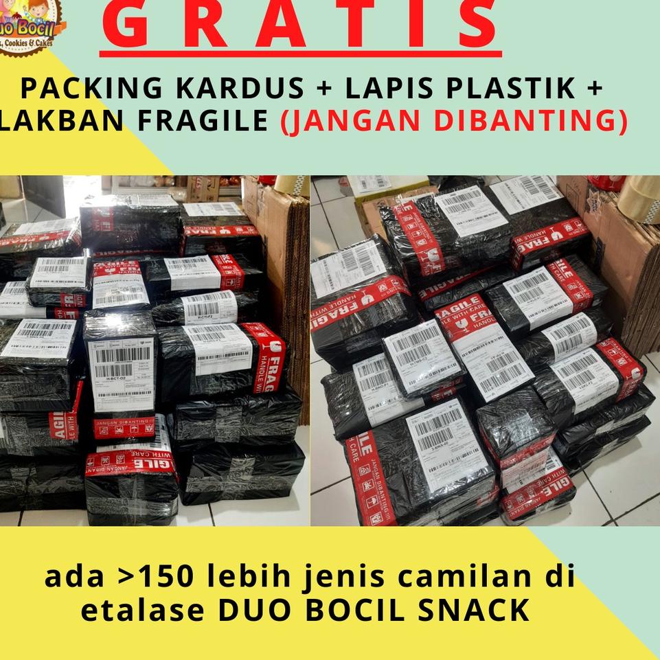 

CodeEe3E8--Keripik Tempe Tepung Crispy 250 Gram - Duo Bocil Snack