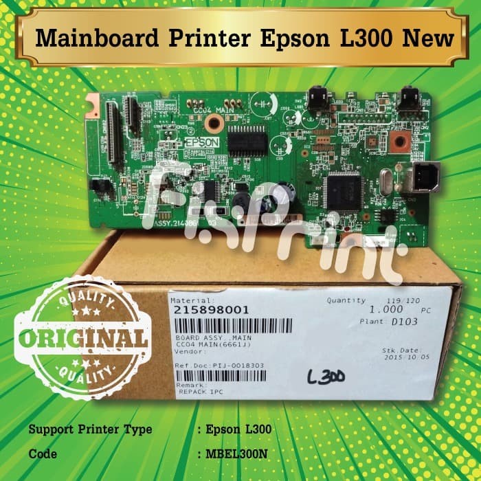 Main Original Mainboard Epson L300 Board Motherboard Printer L300 L-300