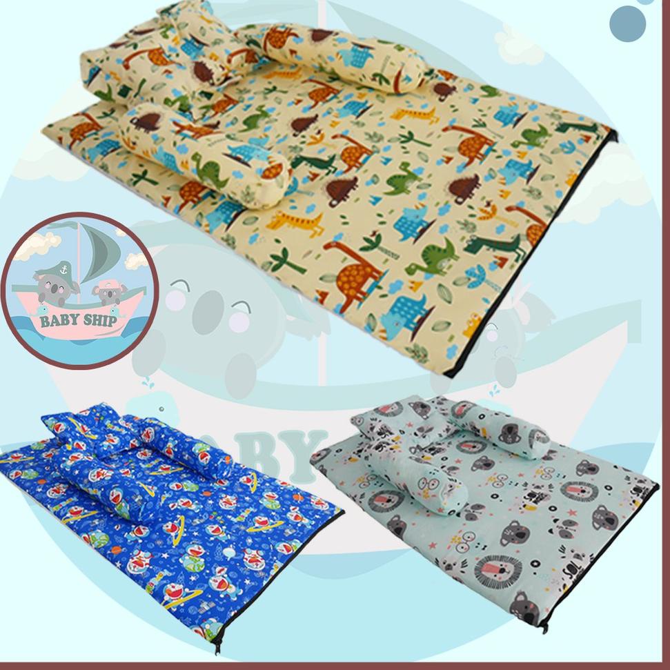 "SIL.22Oc22e" Matras Kasur Bayi  Jumbo / Set Bantal Guling Bayi Free Tas Mika [ Merk BabyShip ]