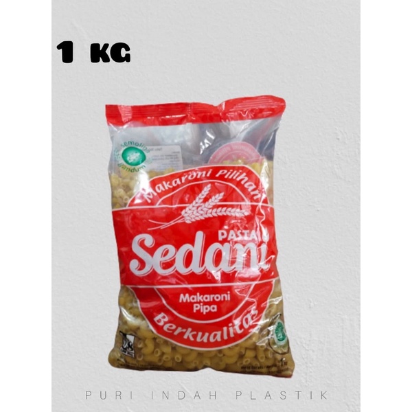 

MAKARONI SEDANI KEMASAN 1 KG (PIPA DAN SPIRAL)