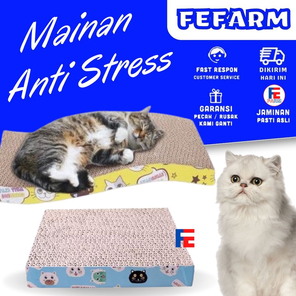 Mainan Garukan Kucing Scratcher Cat Cakaran Kucing Hewan Peliharaan FEFARM