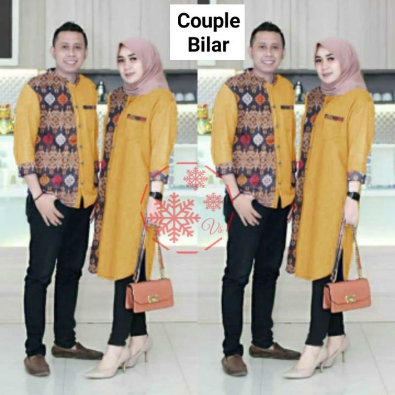 CP BILAR BATIK, COUPLE PASANGAN, MOSCREPE BATIK, GAMIS HIJAB MUSLIM, DRESS MAXY