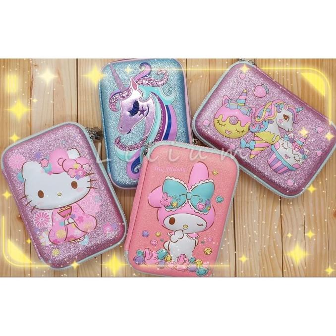 

Kotak Pensil Hardcase Glitter Hello Kitty Melody Unicorn GL07 GL08 GL0