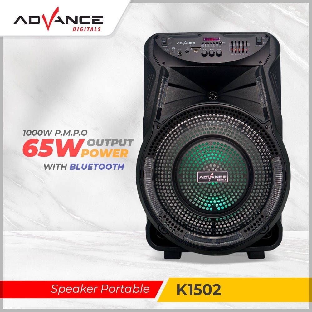 Advance Speaker Meeting Portable K1502 Bluetooth 15&quot;