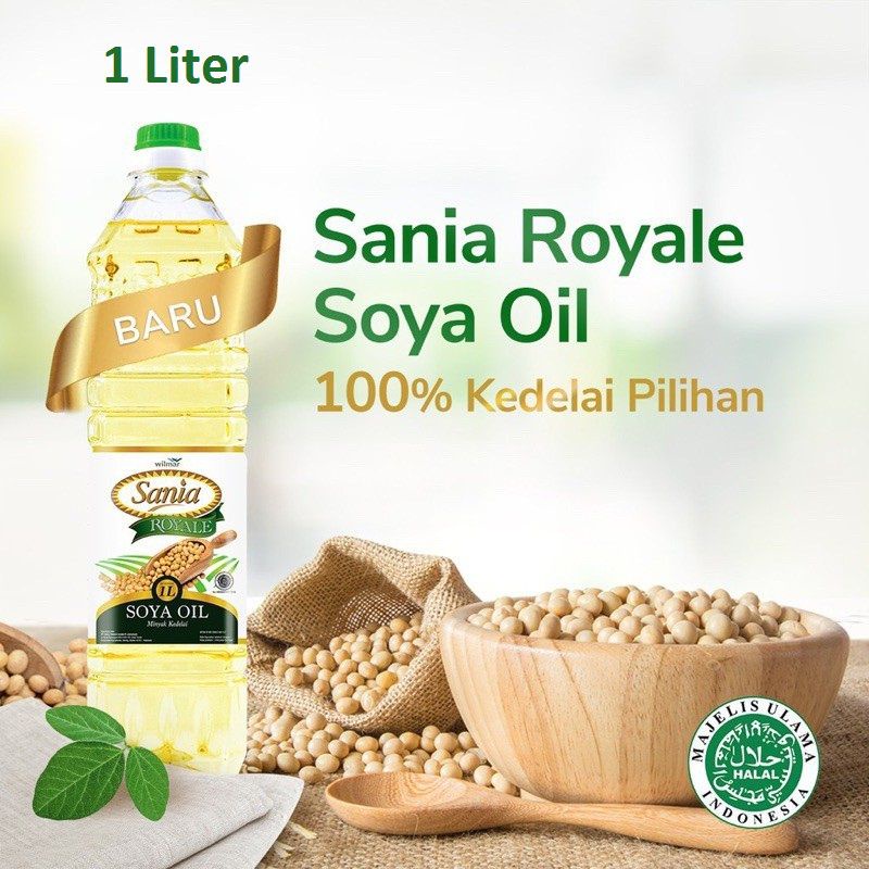 

sania royale soya oil botol 1 liter Sania Royale Soya Oil botol 1L KHUSUS INSTAN