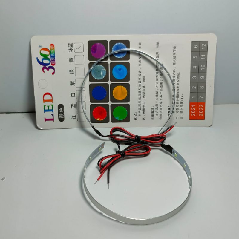 Sepasang Lampu Demon Eyes 360 Devil Eyes Motor Mobil