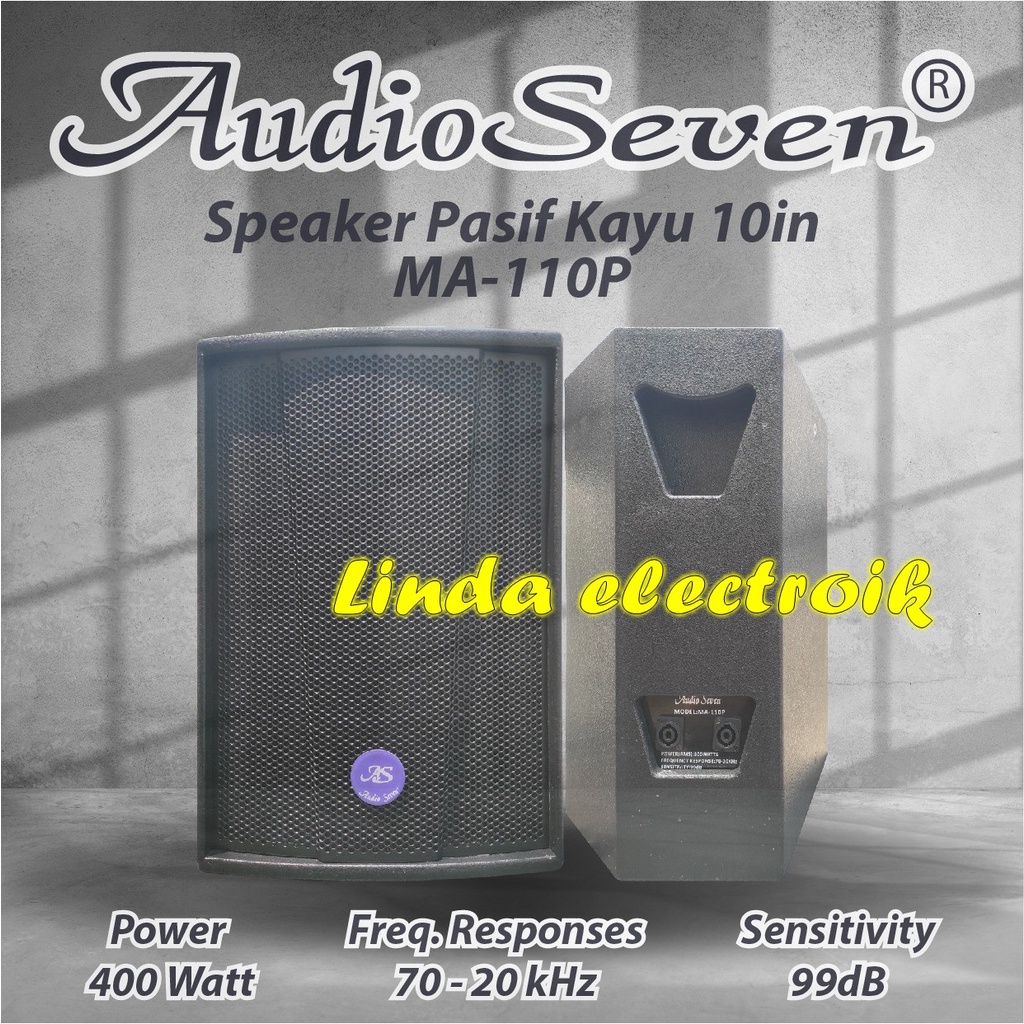 speaker pasif audio seven ma110p audio seven ma 110p 2 bh 10'' 2 buah