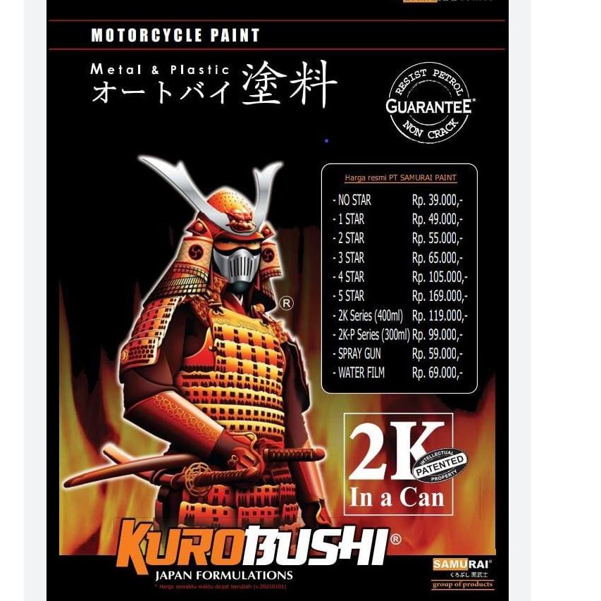 

Special - Samurai Paint WHITE 102 Warna Dasar Standar Putih Polos Cat Semprot Aerosol Samurai ス