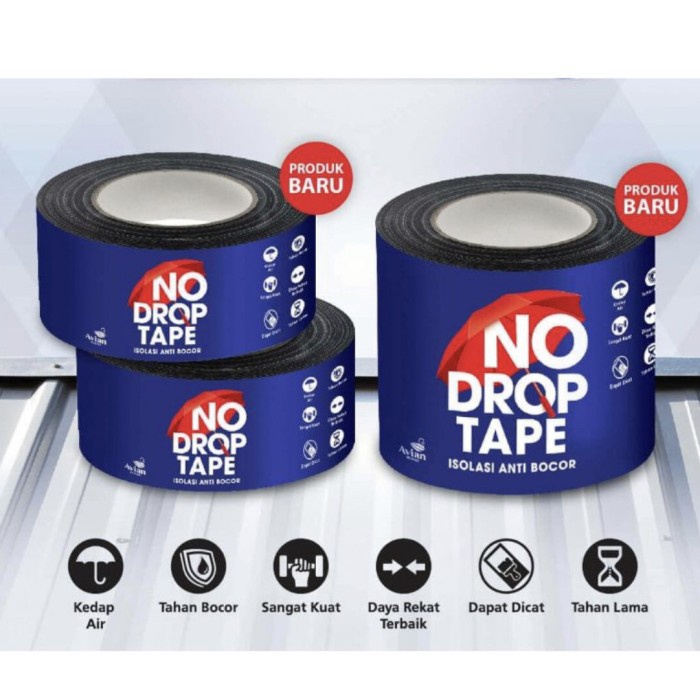 Lem Talang No Drop Tape Isolasi Anti Bocor Lakban Perekat Penambal Bocor