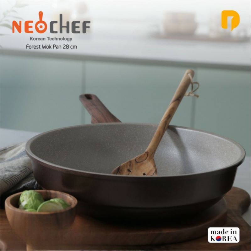 Wokpan Die Cast 28 cm Neochef Forest