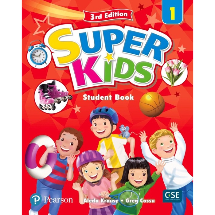 

SuperKids (3rd Ed) Lv1 Student Book w/ 2 Audio CD n PEP Code (Pearson)