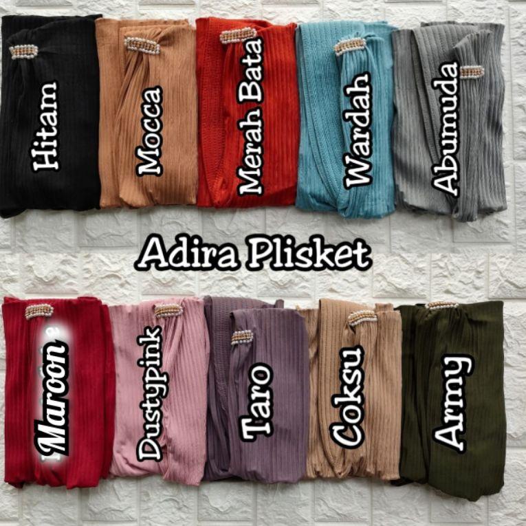 BEST SELLER (Assyfa Hijab) ADIRA PLISKET •jilbab instan jersey premium•jilbab instan pet plisket pay