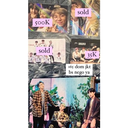 tihol NamTaeHope BTS ticket holder rare BTS Taehyung V Namjoon RM Jhope Hobi photocard