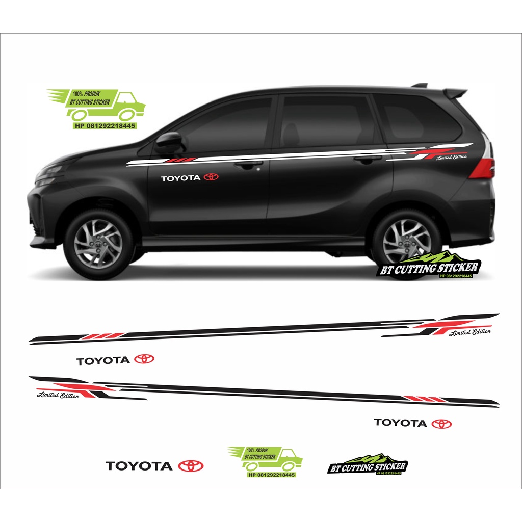 sticker avanza stiker avanza sticker mobil toyota avanza stiker mobil avanza sticker cutting sticker