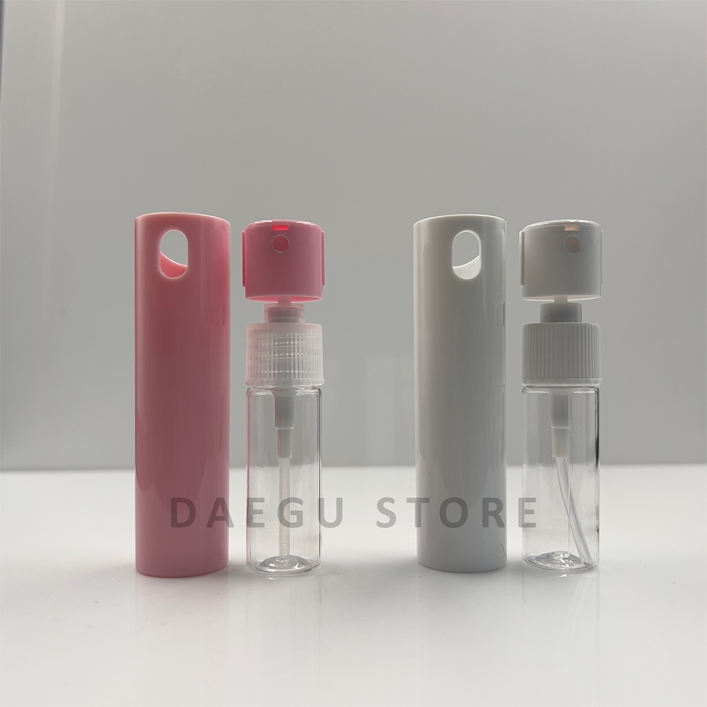 Botol Parfum 10ml Travel Size Spray Plastik Casing Plastik BULAT Refill - Decant  / Hand Sanitizer