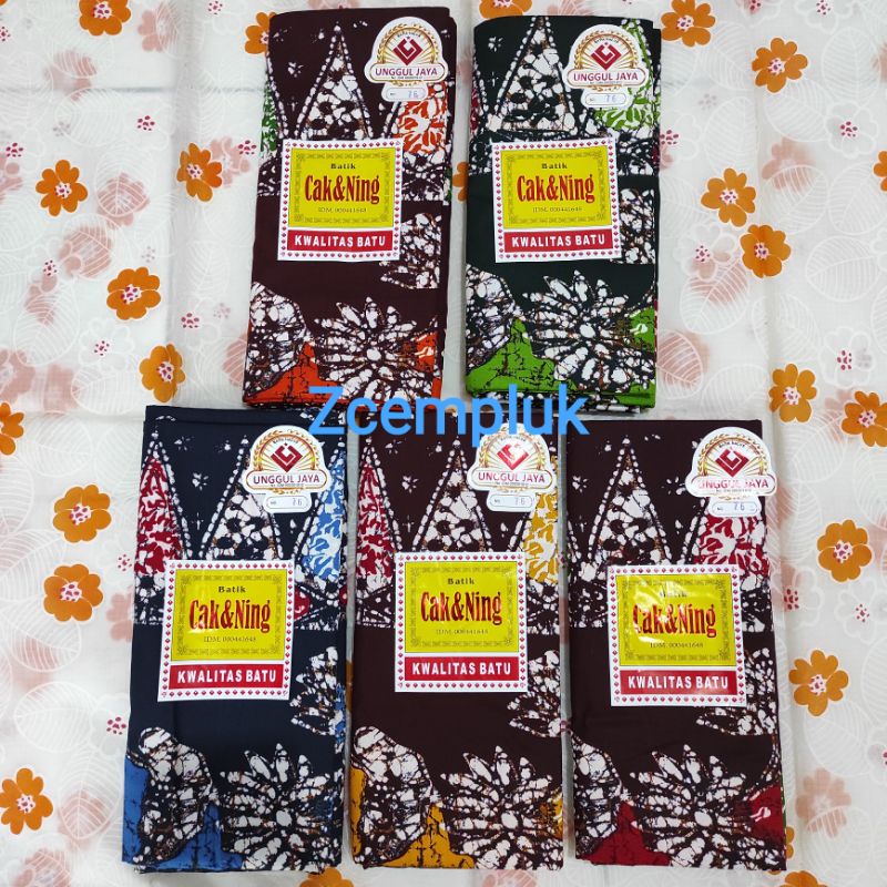 Sarung Wanita Cak Ning Motif Batik Bawahan Batik Wanita Kualitas Kain Batu