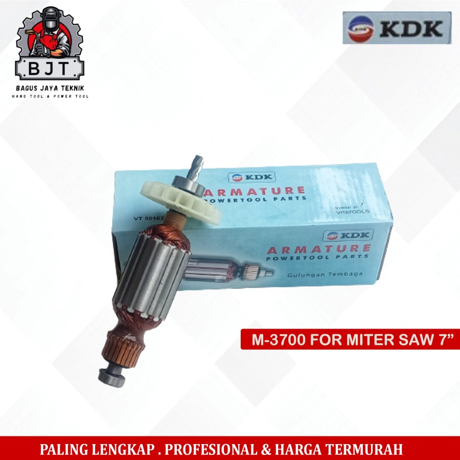 KDK ARMATURE M3700 FOR MESIN ALUMUNIUM 7" ANGKER 3700 FOR MITER SAW 7"