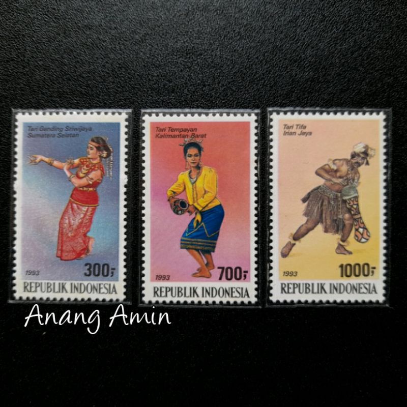 

LOT.F21 PRANGKO INDONESIA I-450 3V TARIAN DAERAH SERI 2 1993