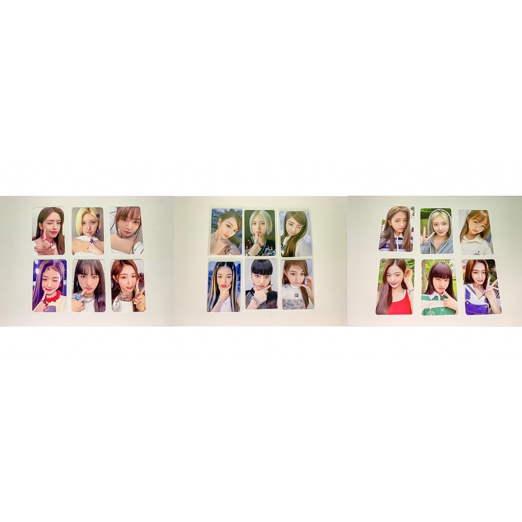 IVE - The 3rd Single Album [AFTERLIKE] BENEFIT PHOTOCARD POB PC MYMUSICTASTE MMT WITHMUU NAVERLIVE S