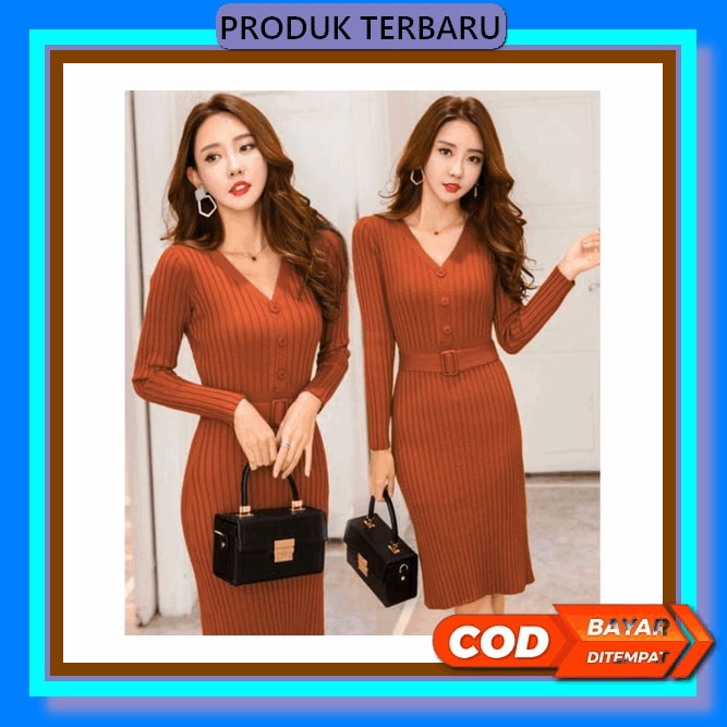 Terlariss ‼ Dress Carol Dress Natal Baju Natal Korea ~ Baju Natal ~ Baju Natalan Gereja Wanita ~ Baj
