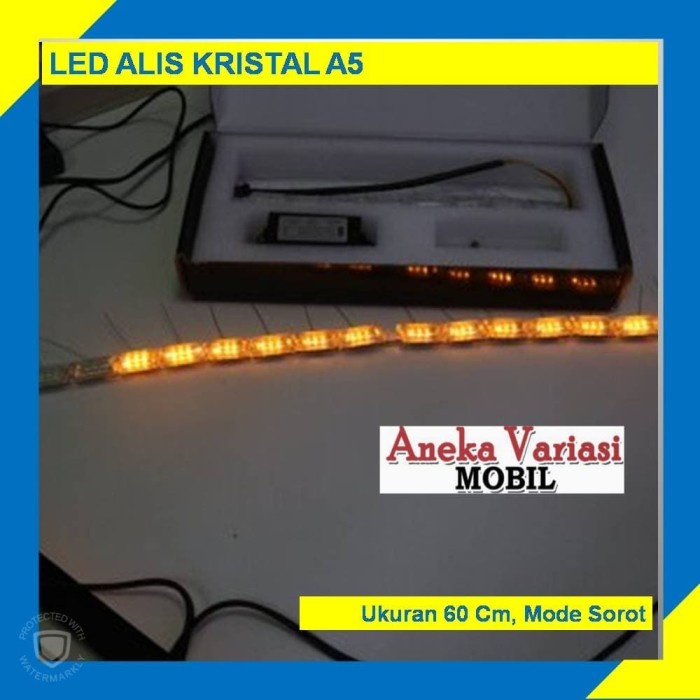 LED ALIS KRISTAL A5 MODE SOROT/ LAMPU VARIASI MOBIL