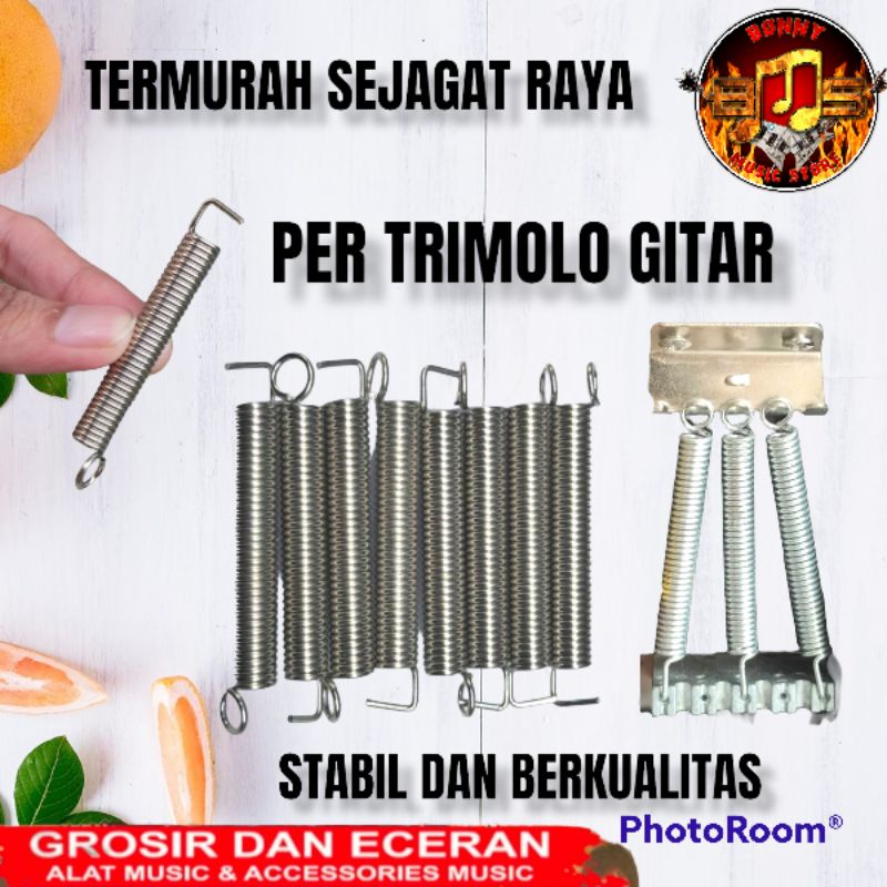 Per Gitar Trimolo cocok buat replace tremolo down, semi, dan updown. Harga untuk sebiji per
