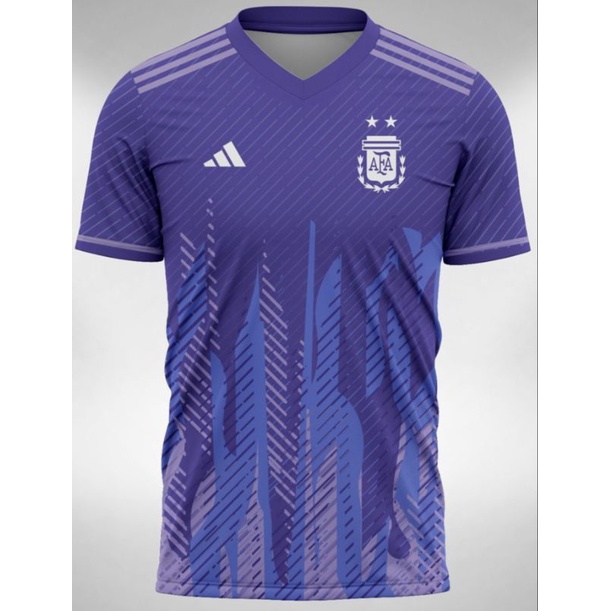 Jersey Argentina Away 2022 2023 Piala Dunia New