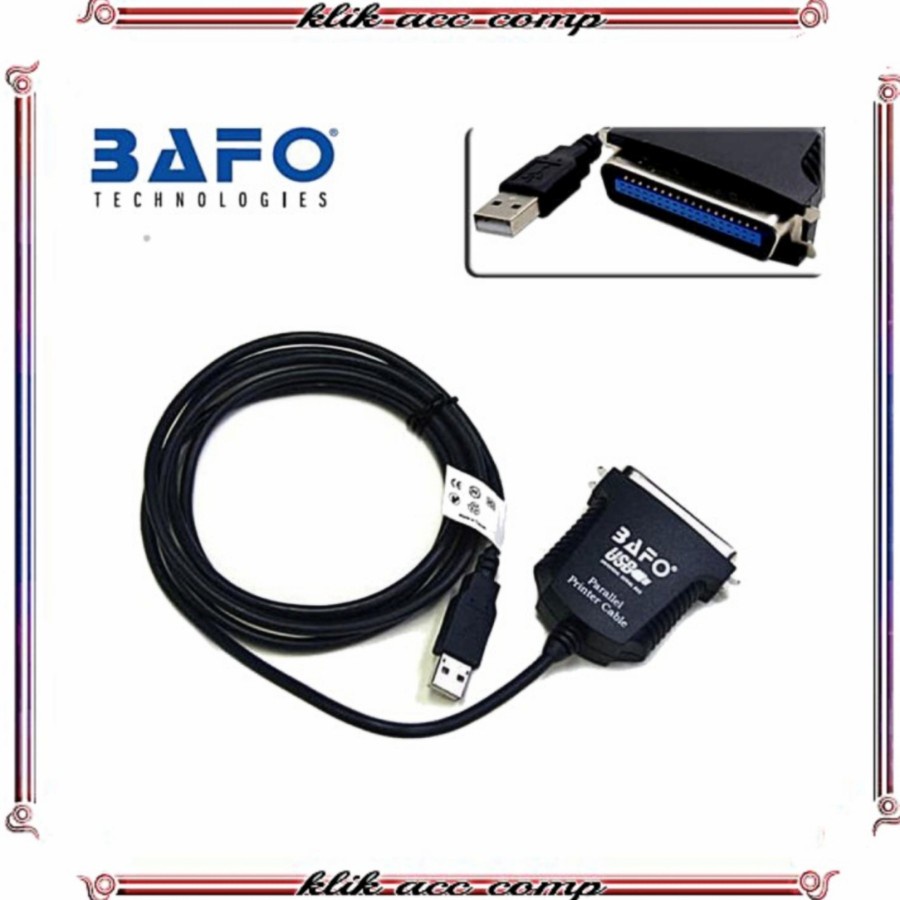 Bafo Usb to Parallel Printer Adapter BF-1284 original