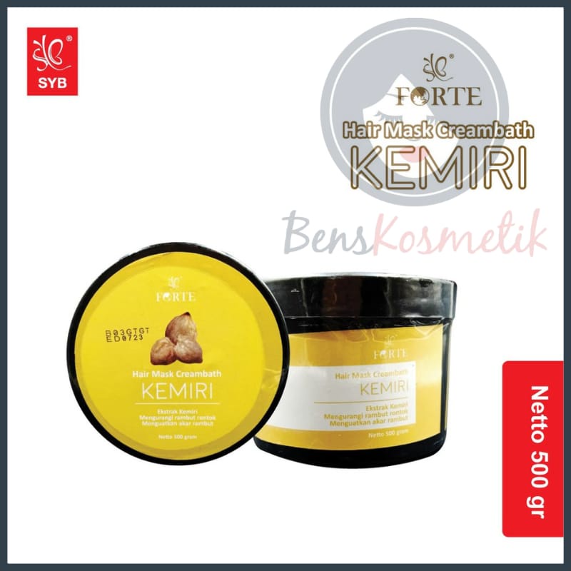 KEMIRI HAIR CREAMBATH MASK BY SYB BPOM 550ML