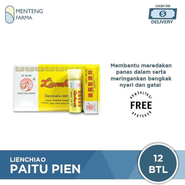 Lienchiaopaitu Pien - Dus Isi 12 Botol Kecil