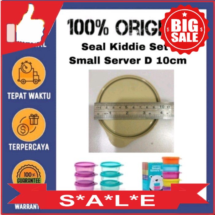 Tupperware SPAREPART Seal Kiddie Bowl Summer Cup Bowl Diameter 10cm Tupperware Original